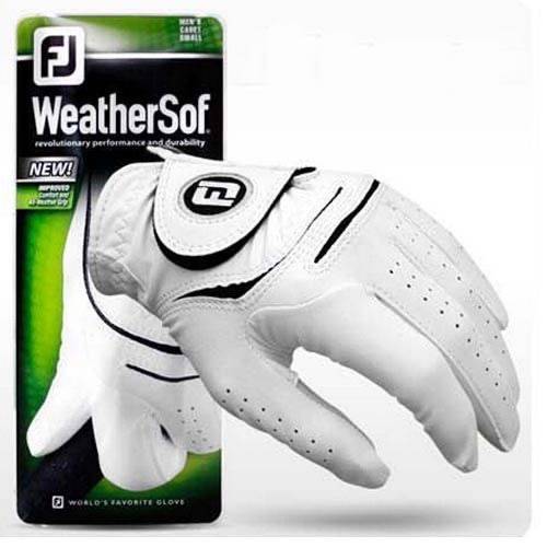 Genuine FJ golf gloves PU sheepskin non -skid left and right hand -wear -resistant golf gloves black