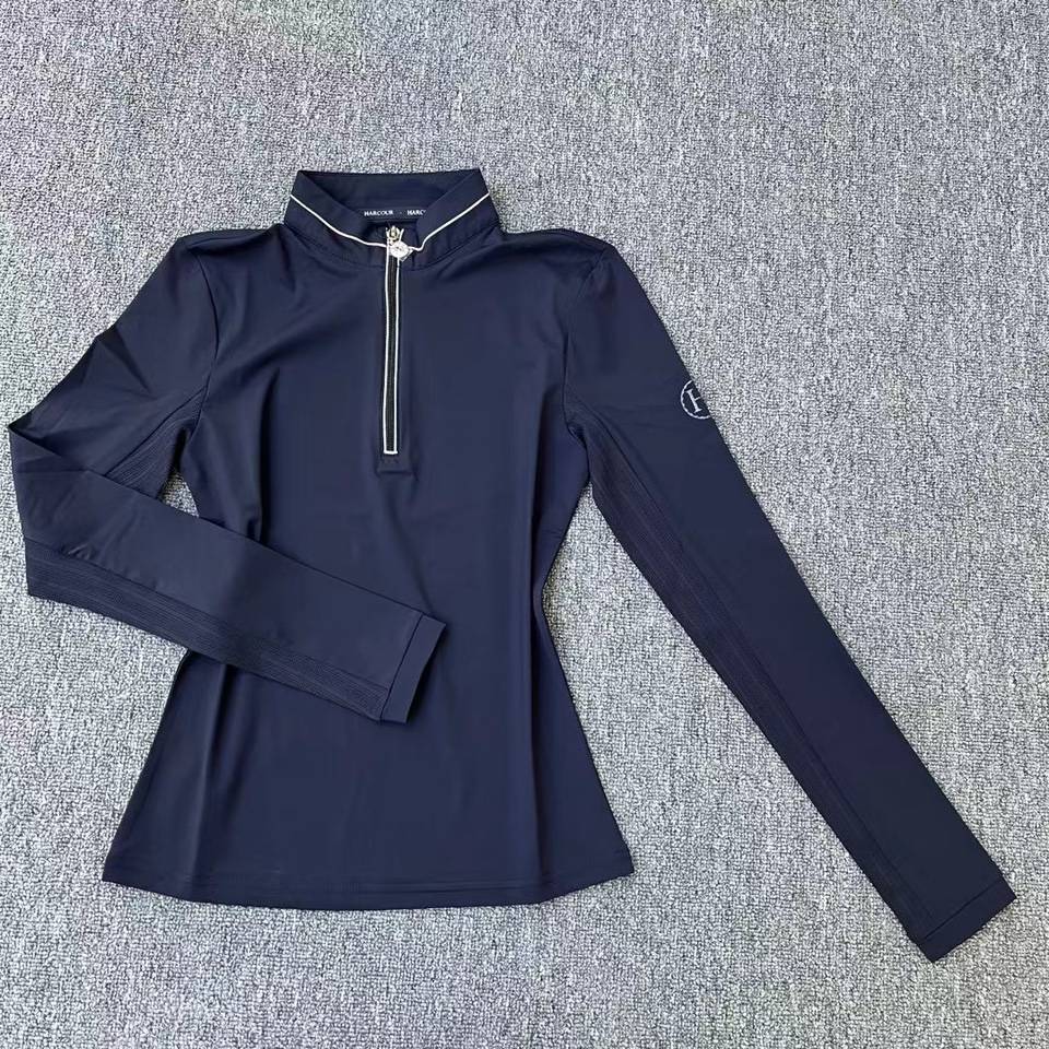French brand Harcour Women's Equestrian long -sleeved long -sleeved long -sleeved sweaty T -shirt horse riding equipment
