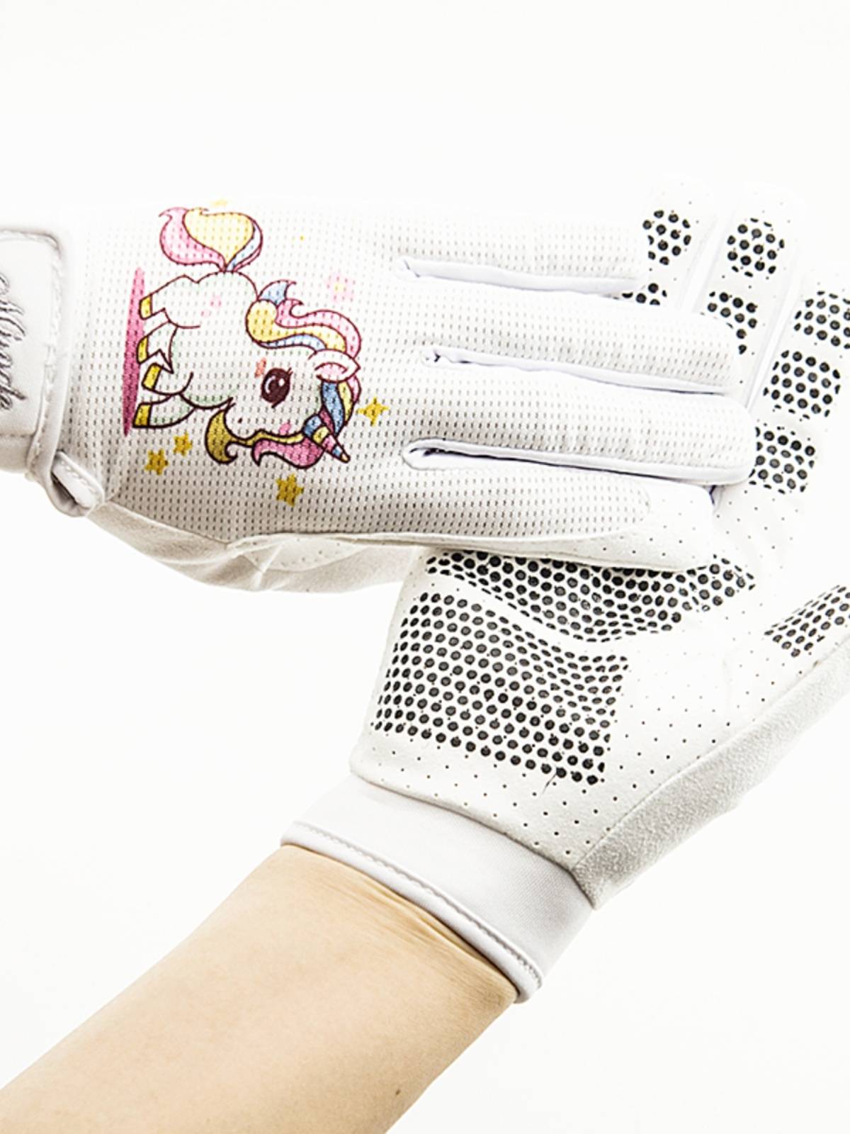 Child Equestyle Summer Breakthrough Fiery Riding Horse Training Anti -Skating Knight Competition Training Cycling Thin Gloves