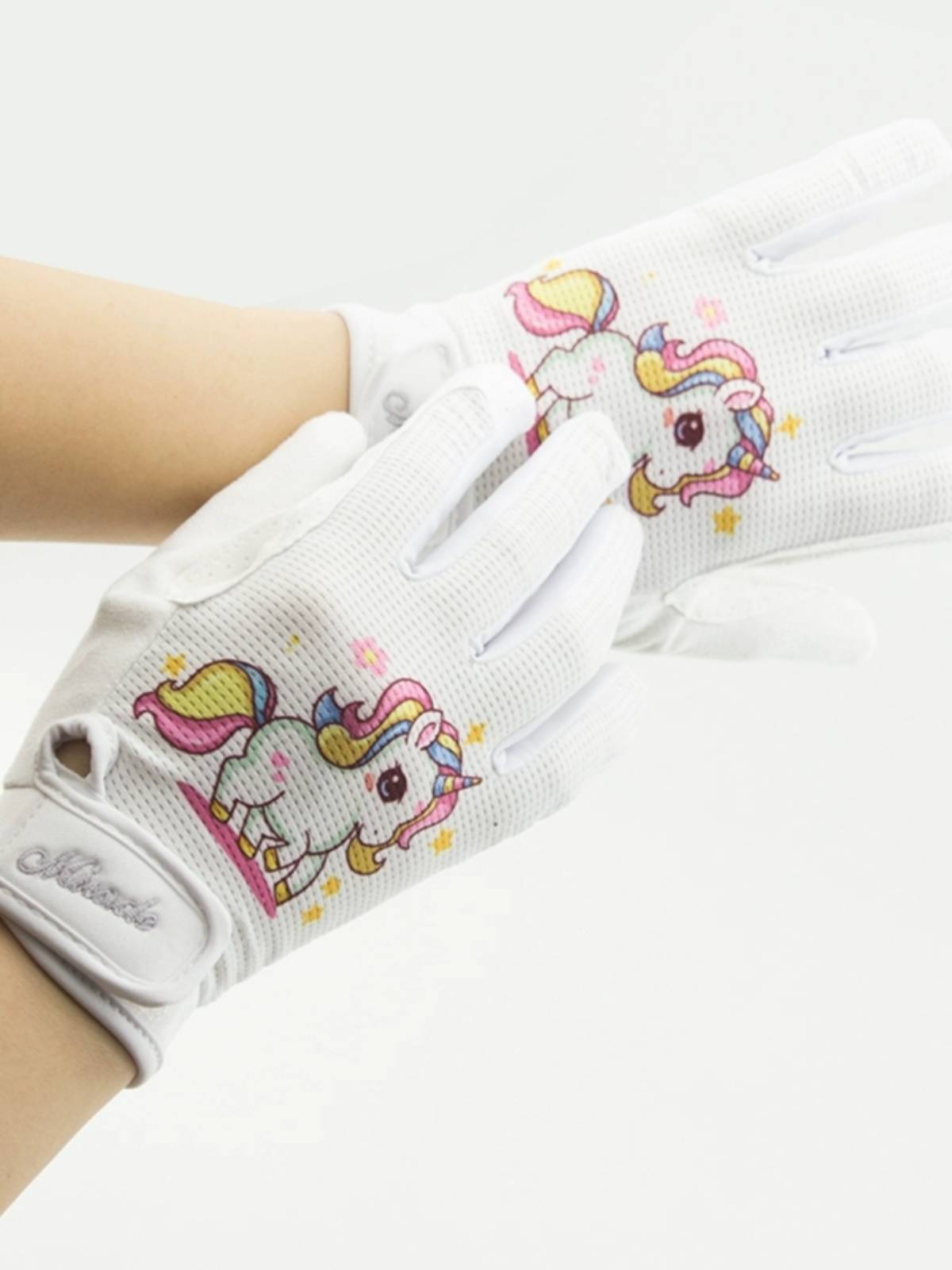 Child Equestyle Summer Breakthrough Fiery Riding Horse Training Anti -Skating Knight Competition Training Cycling Thin Gloves