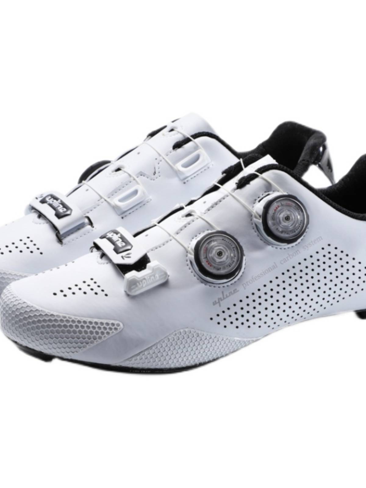 New upline carbon fiber highway bicycle lock shoes 14 hardness ultra -light carbon fiber highway self -lock riding shoes