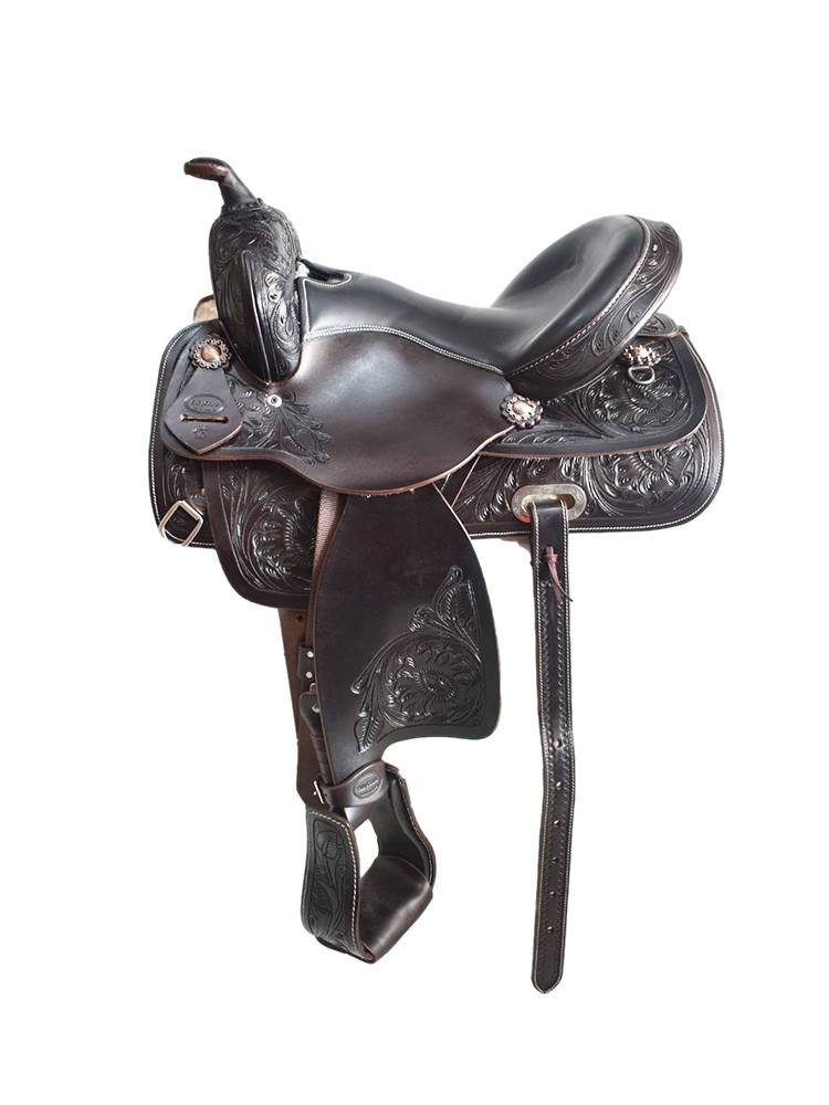 BillyCook all -western Saddy saddling saddle, 15 -inch saddling black light, soft surface, distorted