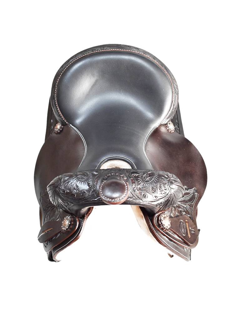 BillyCook all -western Saddy saddling saddle, 15 -inch saddling black light, soft surface, distorted