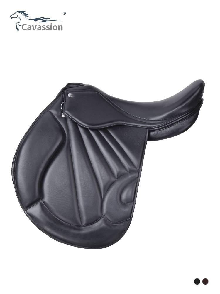 Cavassion comprehensive saddle saddle British cowhide full set of equestrian Rockma 8202052