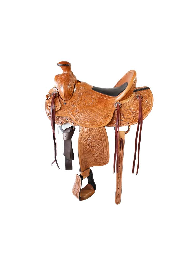 All -leather West Ranch Sadouf Pile head Saddle Saddle Sadfare Sadfords Skill Condor Saddle thick leather Malaysia Malaysia