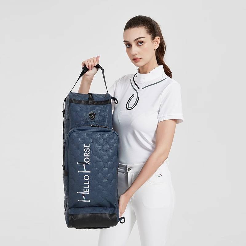 Horseback packs for horse-mounted high-capacity helmets