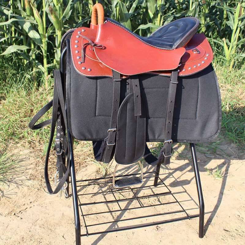 Mongolian full set of saddle equipment saddles and pumpkin back full set of tourist equestrian new models of pommel horse soft horses