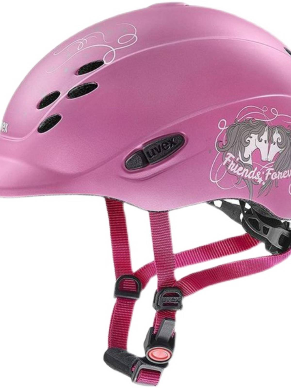 Germany imported children's equestrian helmet ultra -light breathable can adjust the horse pattern UVEX riding hat riding clothing