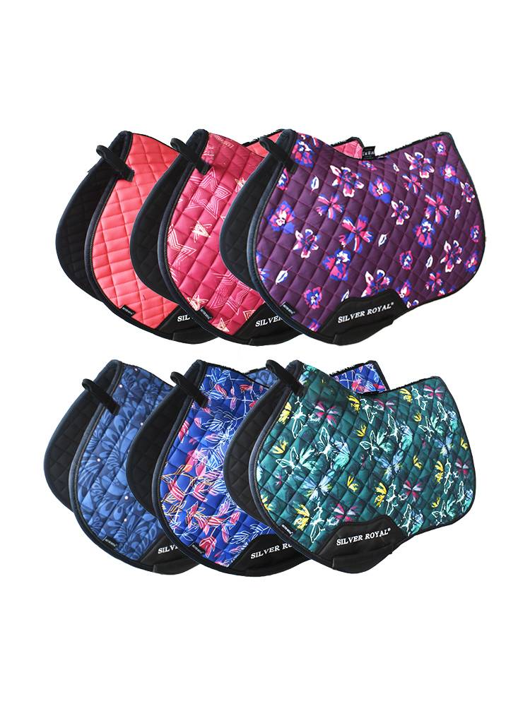 2024 new Silverroyal British sweat -sweat drawer saddling cushion colorful flower cushion cushion cushion saddle cushion