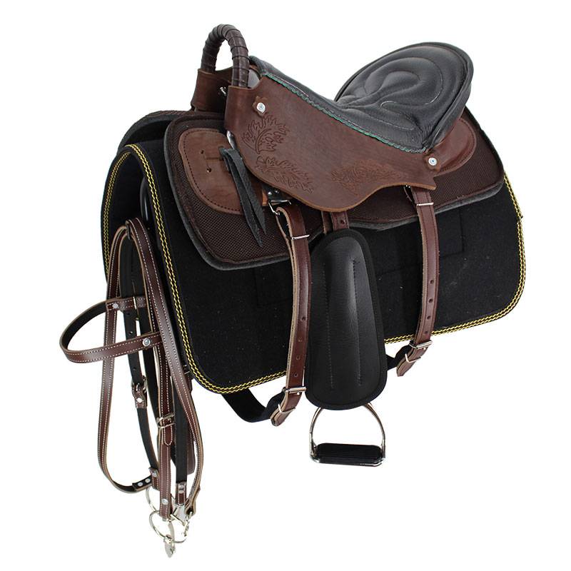 A full set of horse saddles for horse-skin-skin-skin-and-skin-scarpment-sized, short-strapd-on-brands