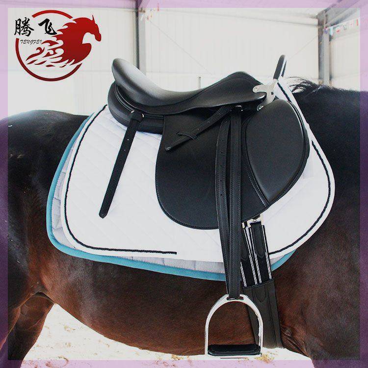 Comprehensive saddle handrail teaching tourists saddle double belly belt full set of accessories British super fiber horses horses horsema supplies