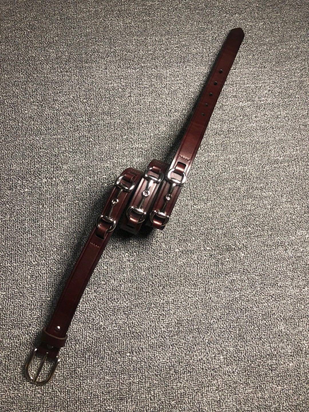 British equestrian titer iron element small belt ride ride full leather equilibrium supplies knight equipment fertile horses