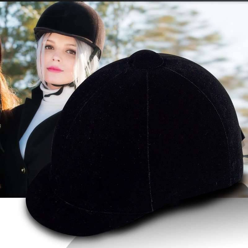 Virtue retro style horse horsepower knight riding hat British men's and female velvet partarios riding hood