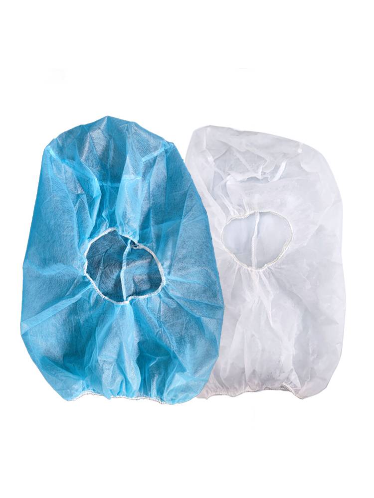 Disposable headhole non -woven space hat pirate hat pirate hat racing kart Internet cartoon blue isolation protective head cover