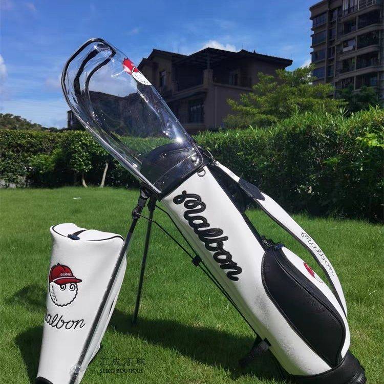 The new Malbon Malbon golf ball bag light bracket gifsta bag Golf hard gun bag can stand on double hat