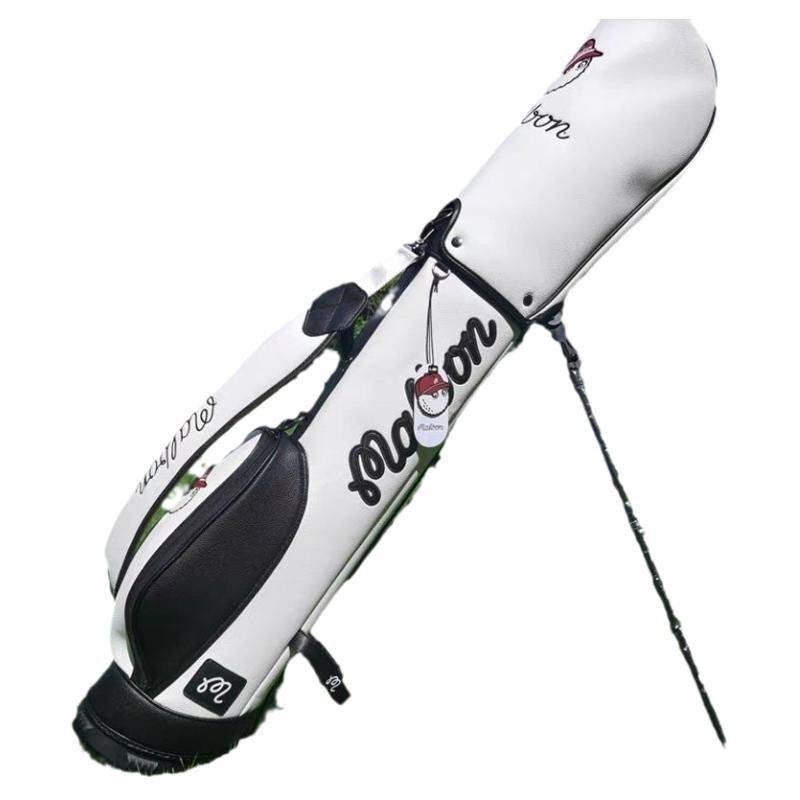 The new Malbon Malbon golf ball bag light bracket gifsta bag Golf hard gun bag can stand on double hat