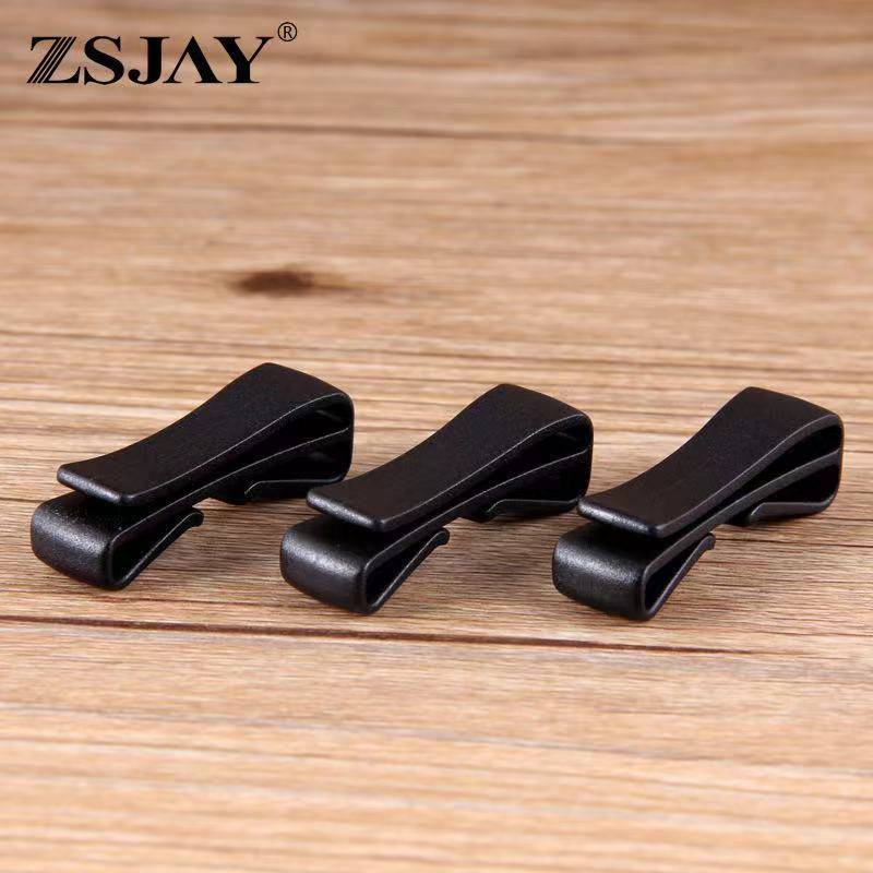 Genuine YKK belt clip -load tail tail belt buckle ring clip fixed ring leather pants belt accessories