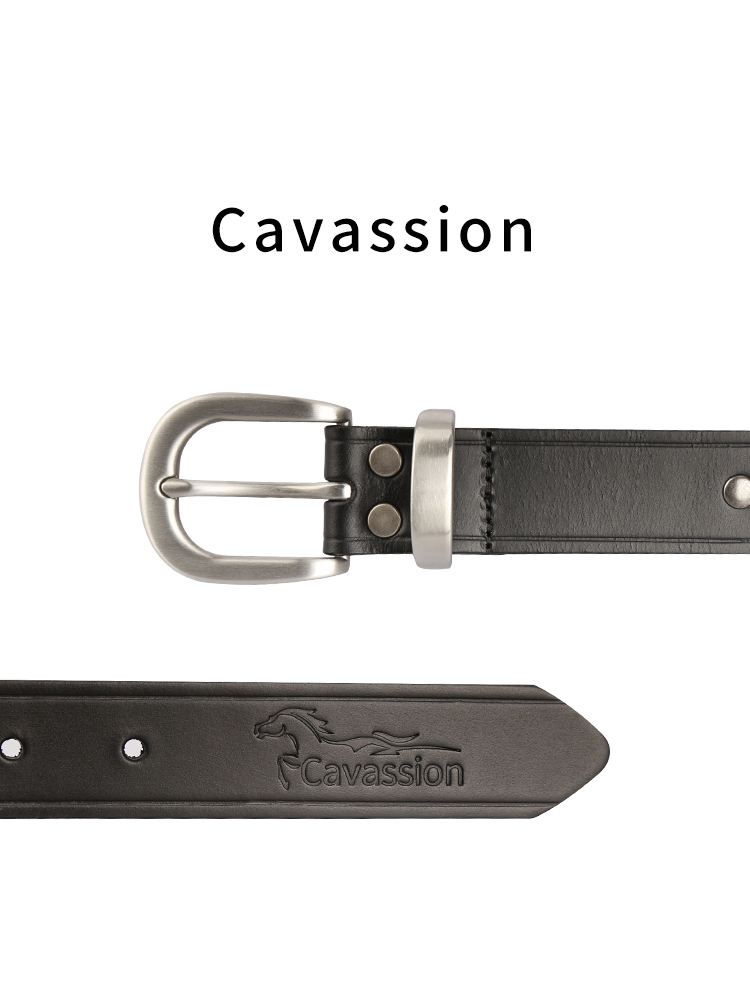 cavassion British equestrian waistband cowhide waist strap, waist belt 81112010