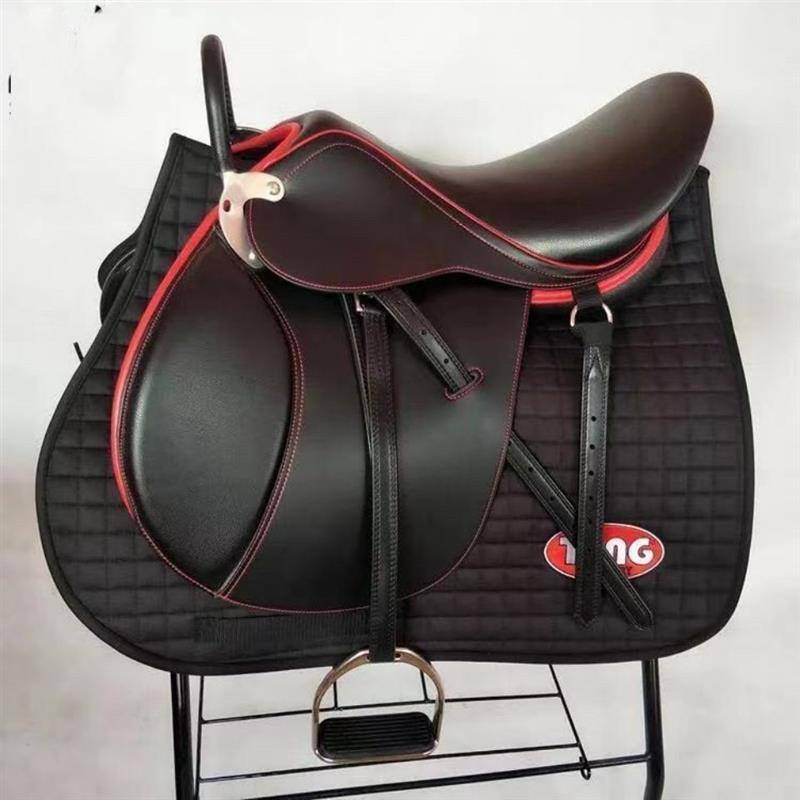 The horse saddles, the new guy on the saddle, the tummy belts teaching the saddles