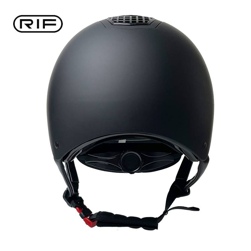 RIF Children's Equestrian Helmet Horse Riding helmet Fashion Simple Equestrian Disorders Carbon Fiber Helmet EU Safety Certification