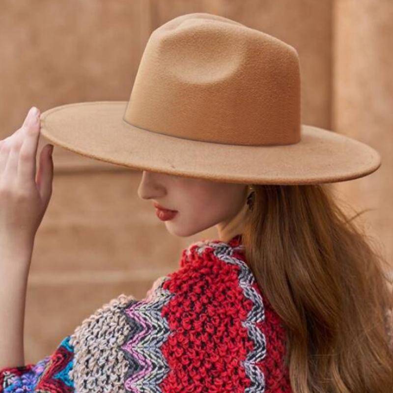 European and American high -end cross -border flat -top jazz cap