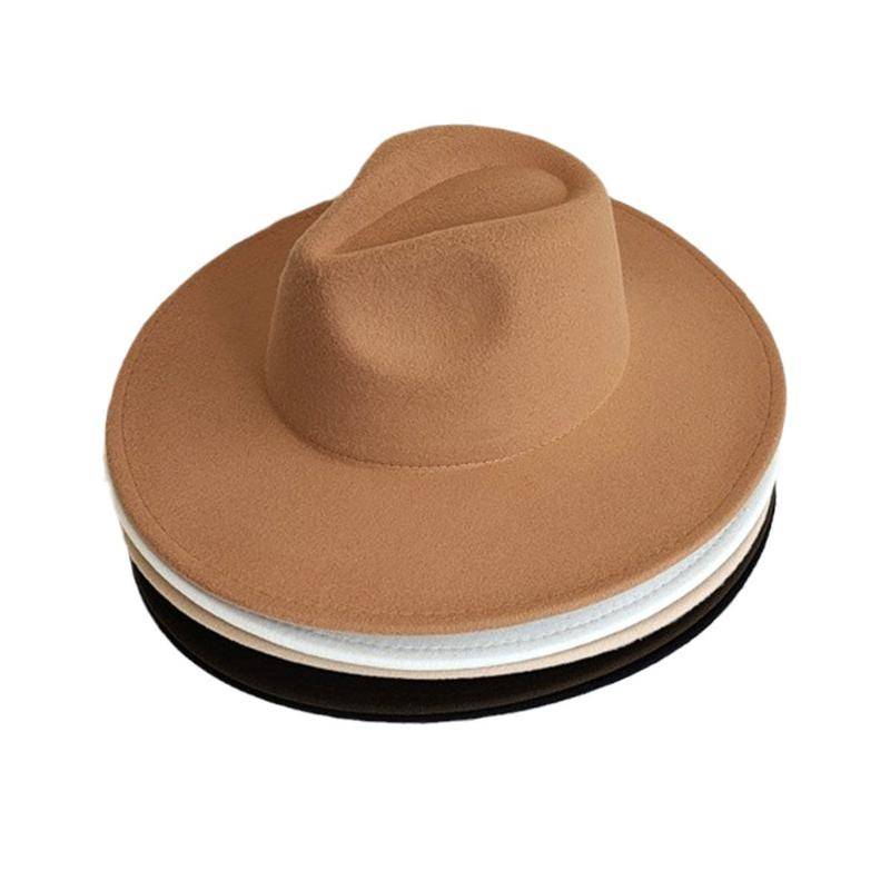 European and American high -end cross -border flat -top jazz cap