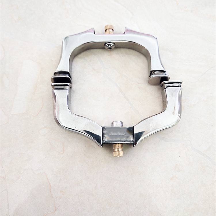 440 stainless steel square head straight water tiger slingshot split bow head oblique head Huai type outdoor competitive bullet rack