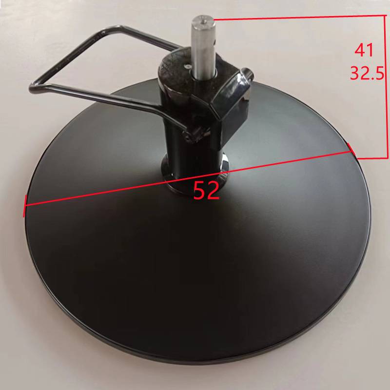 Bagiating chair Silver discs Golden square hair cutting chair pallet oil pump high -end stainless steel conjoined silver pedal