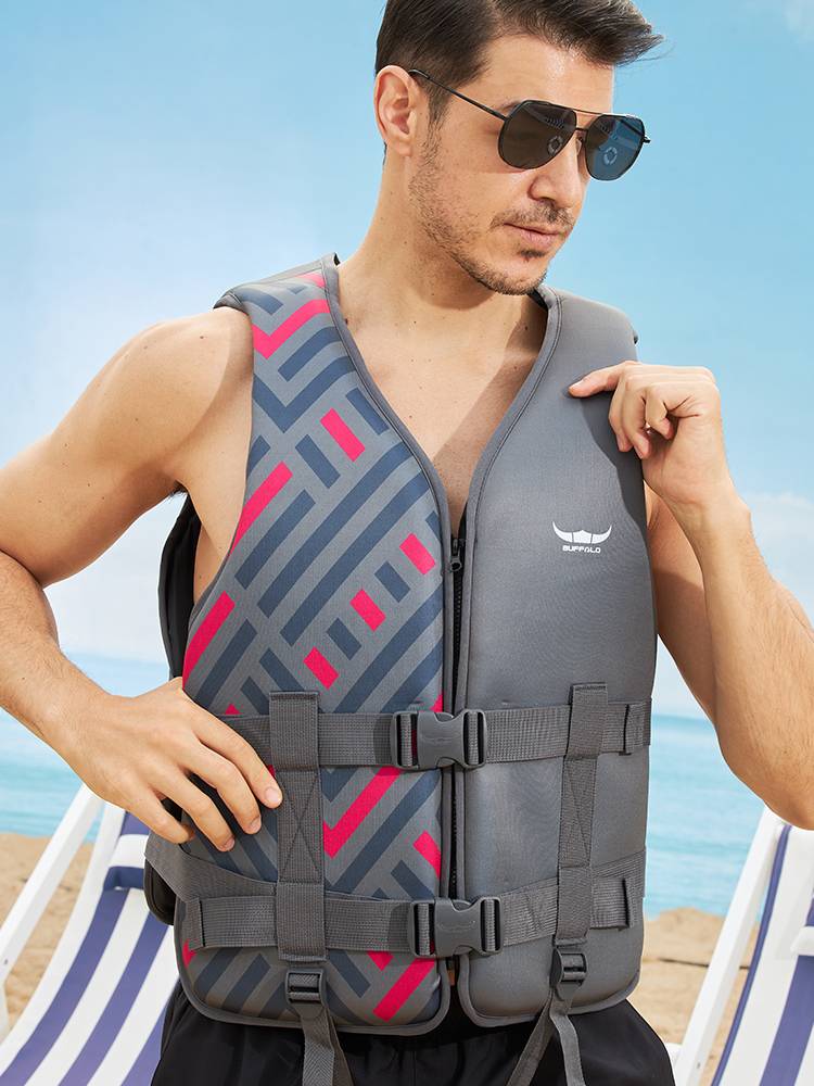Adult shipwater rescue, light Korean version of fashion rock fishing vest, honey -belt invisible portable life jacket