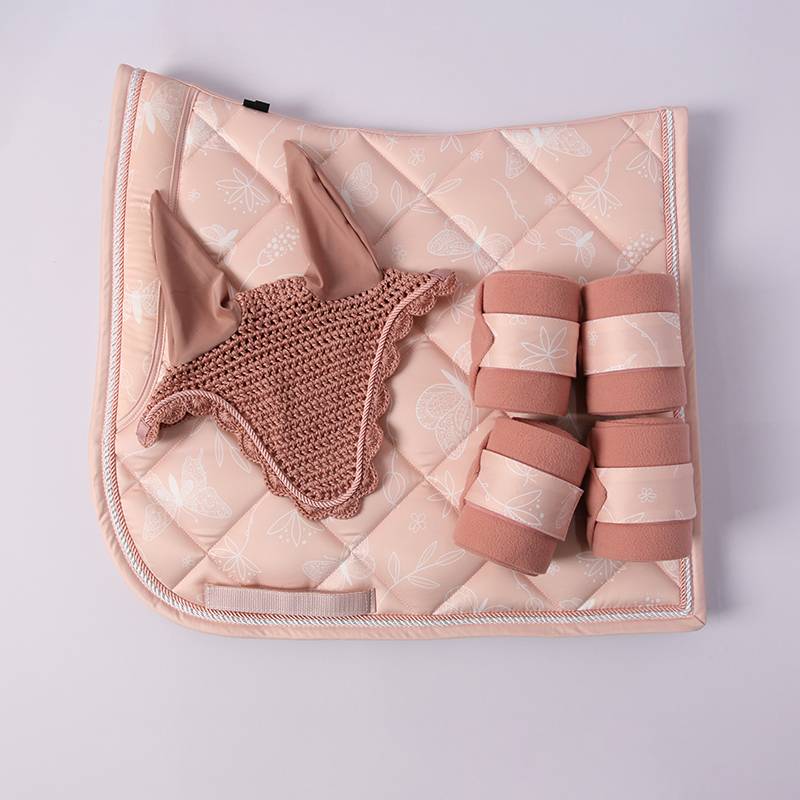 Coral powder-dancing suit