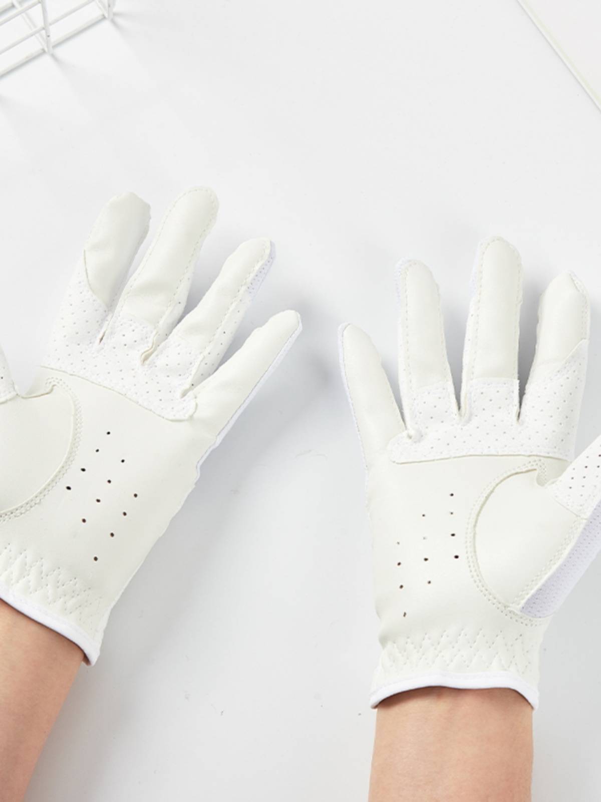 Summer equestrian glove adult riding gloves white competition training riding gloves breathable female equestrian supplies