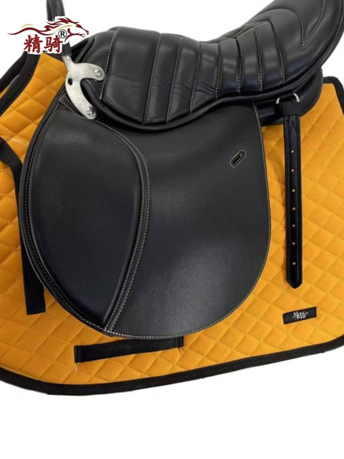 New product 2024 saddlezi full set of horseshomo super fiber coach comprehensive saddle size dwarf saddle, fine riding supplies