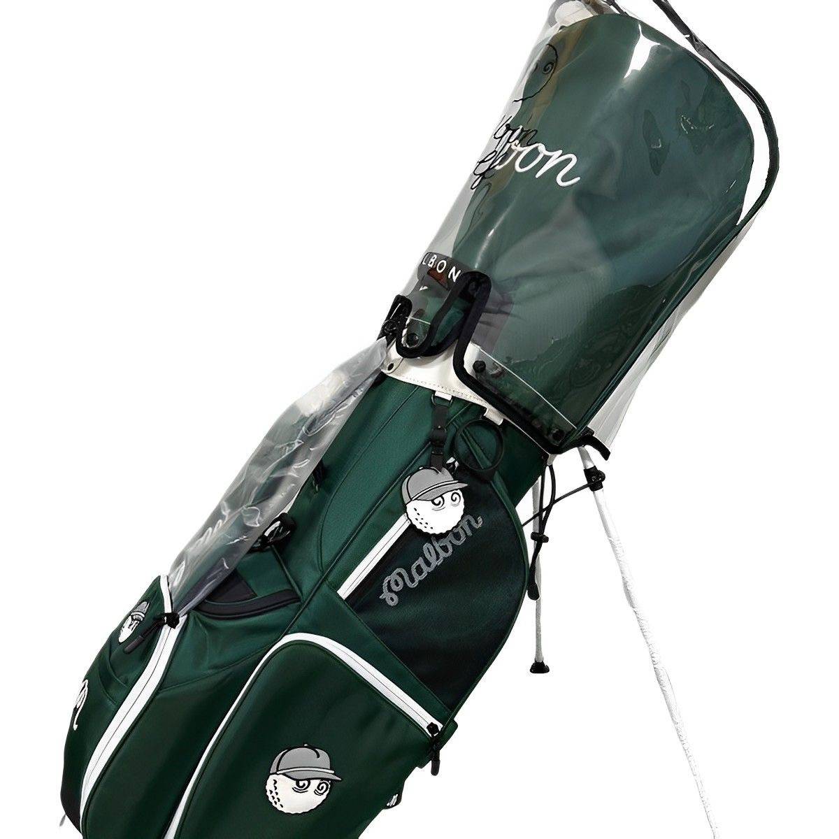 The new fisherman ball bag men and women are fashionable and lightweight universal bag one bag two caps tripod bag plus transparent cap