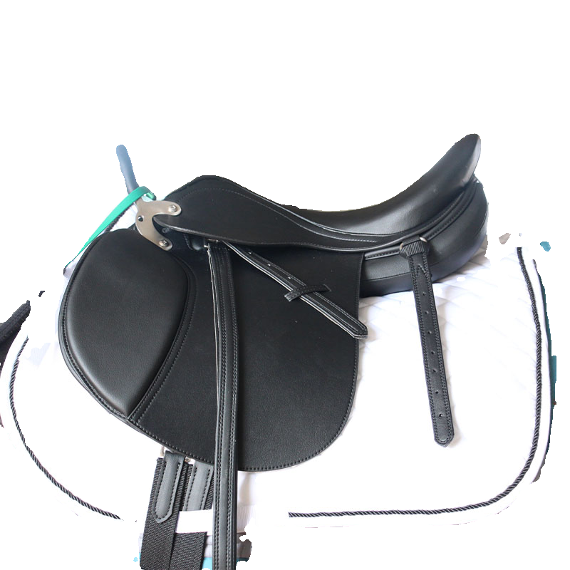 Comprehensive saddle super fiber English teaching armrest tourists wild ride riding double belly belly belly full set of accessories horses hoppy products P