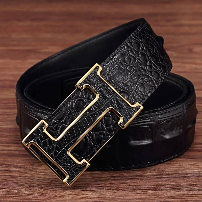 Gold + black crocodile bones