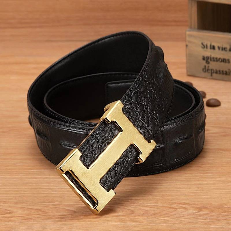 Slant gold plus black crocodile bones