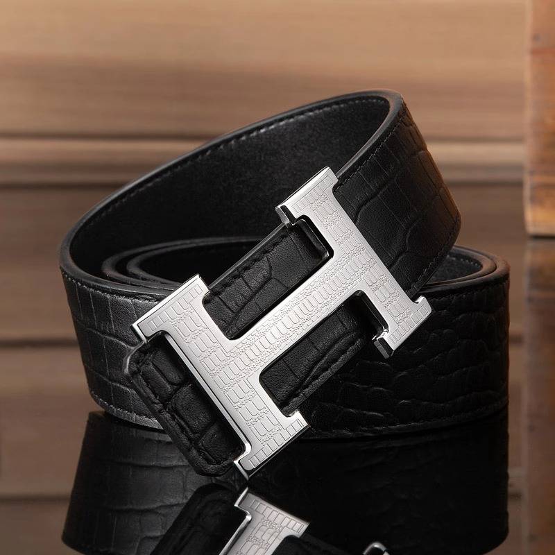 H LIZARD SILVER + BLACK CROCODILE