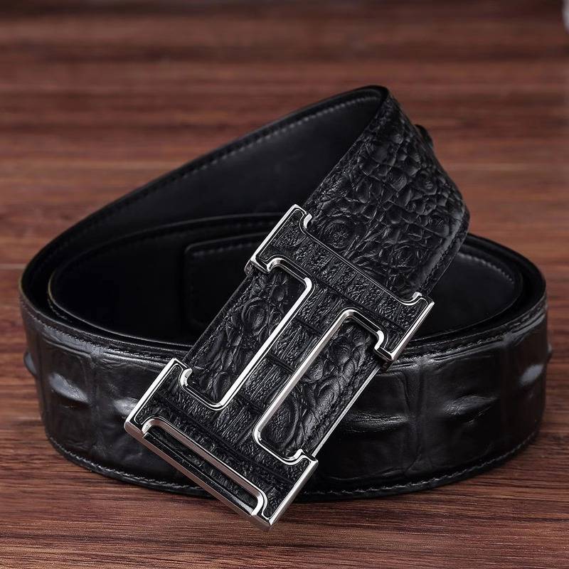 Silver + black crocodile bones