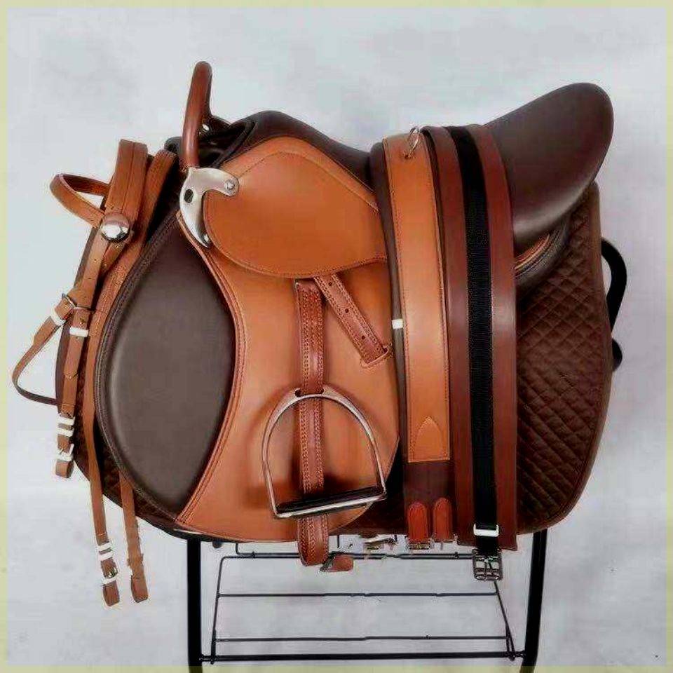 The horse saddles, the new guy on the saddle, the tummy belts teaching the saddles