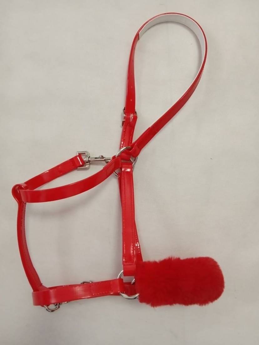 The new PVC horse -headed horse cage head equestrian supplies led the horse's large and small horses equipment