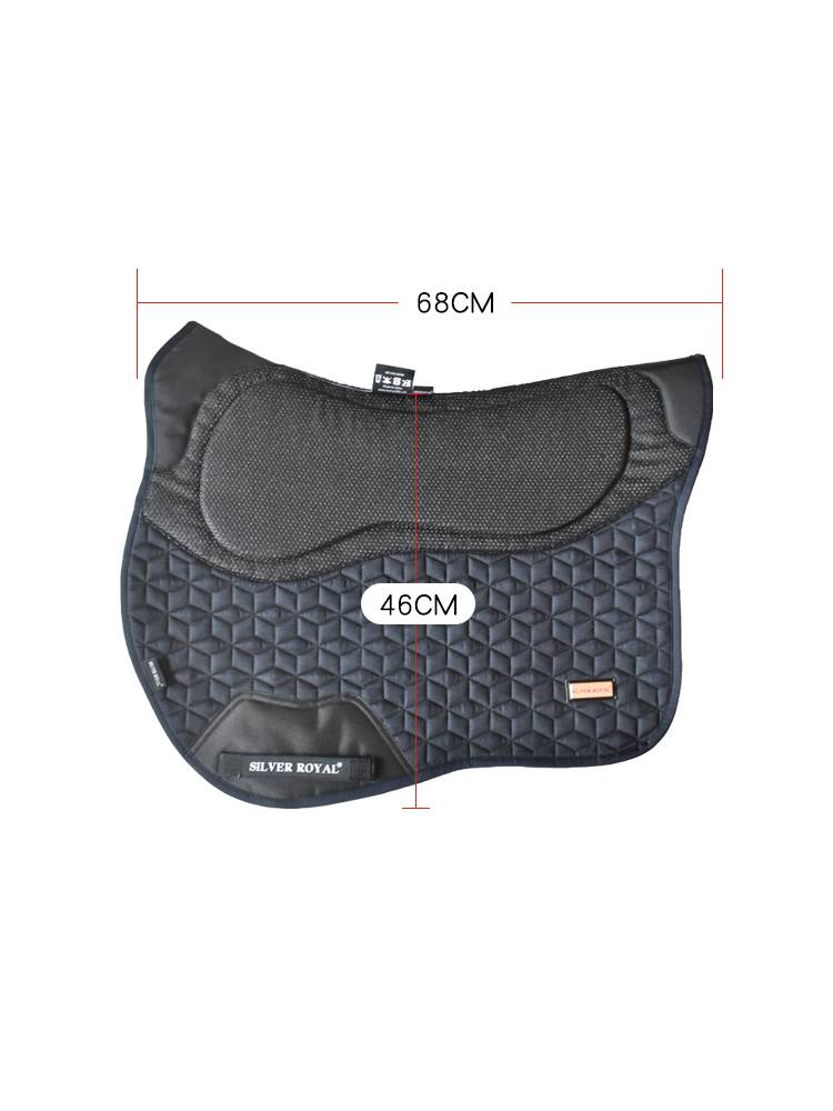 Silver Royal Endurance Sweat Salmonic Salmonic Cushion Equestrian Cushion Cushion Equelal Patscar Anti -Slip -Swiping British Saddle