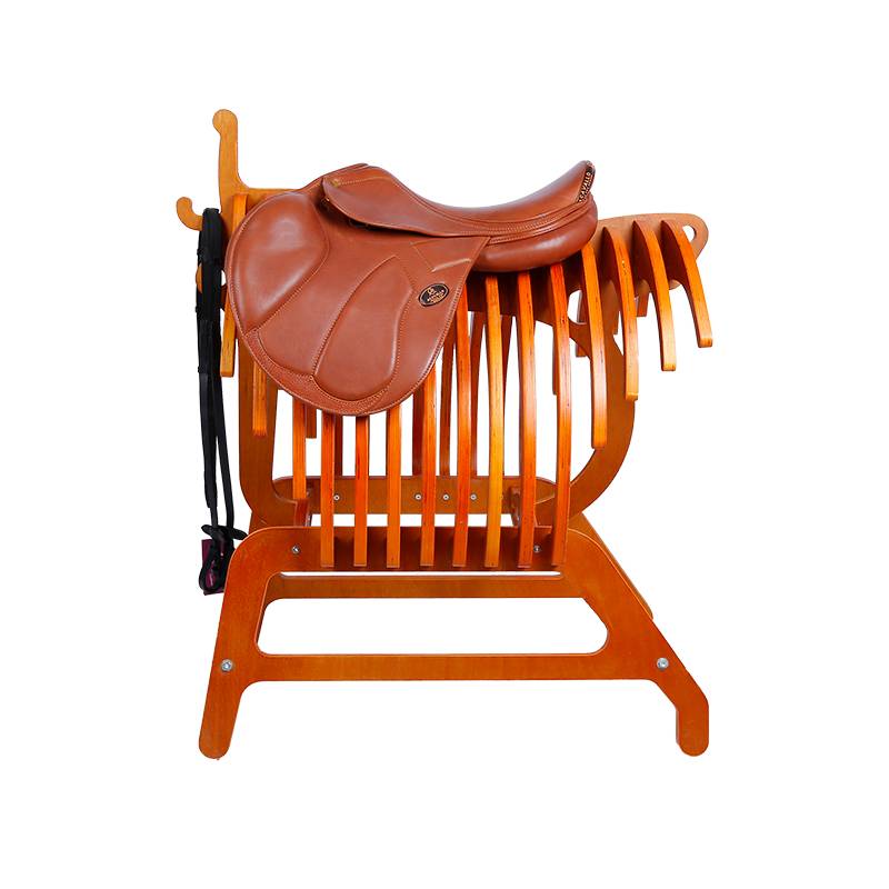 Ribs horse saddling stand show the saddle of the saddle frame, wooden saddle, the color saddling color shades of random 8219013