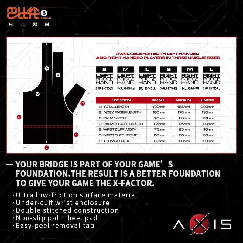 Ball Tanks Power Gloves Cuetec Cugs Glove Gloves Professional Three Fingers Left Finger Right Gloves Accessories