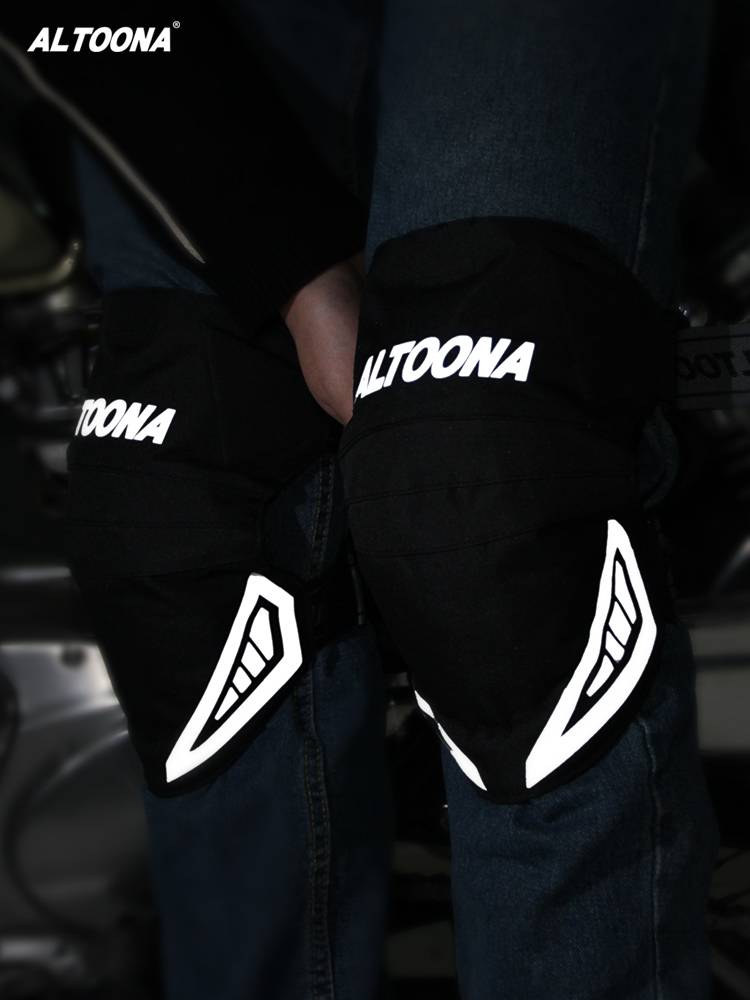 Antina motorcycle knee pads and wind -proof wind and windproof wind and wind and summer spring and autumn short knee -knee four seasons reflector men and women