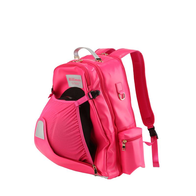 Red shoulder packs