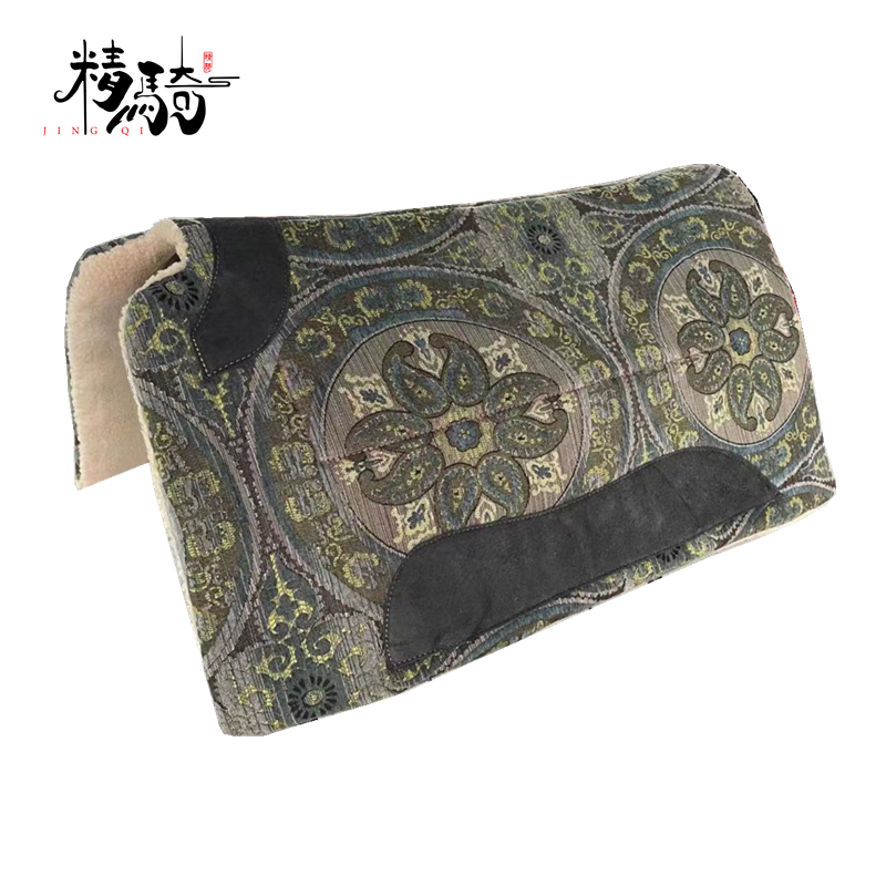 2024 new saddle cushion horse saddle accessory West saddle pad endurance saddle pad thickened felt sweat pad rider riding