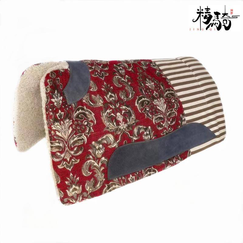 2024 new saddle cushion horse saddle accessory West saddle pad endurance saddle pad thickened felt sweat pad rider riding