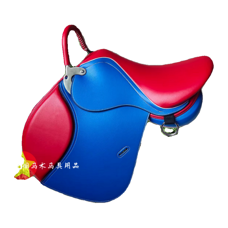 High-quality, comprehensive English-style saddled-up pony-to-pony-to-pony