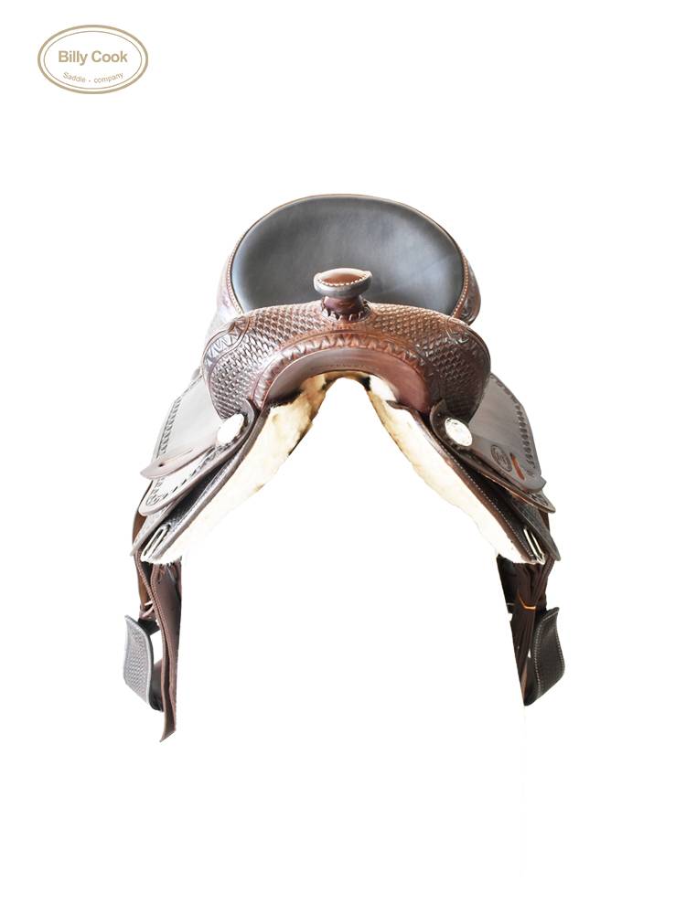 BillyCook all -leather imported western saddle carving horse saddle horses riding saddle -riding saddle horse horses horses horses horses hoppical puppet supplies saddle