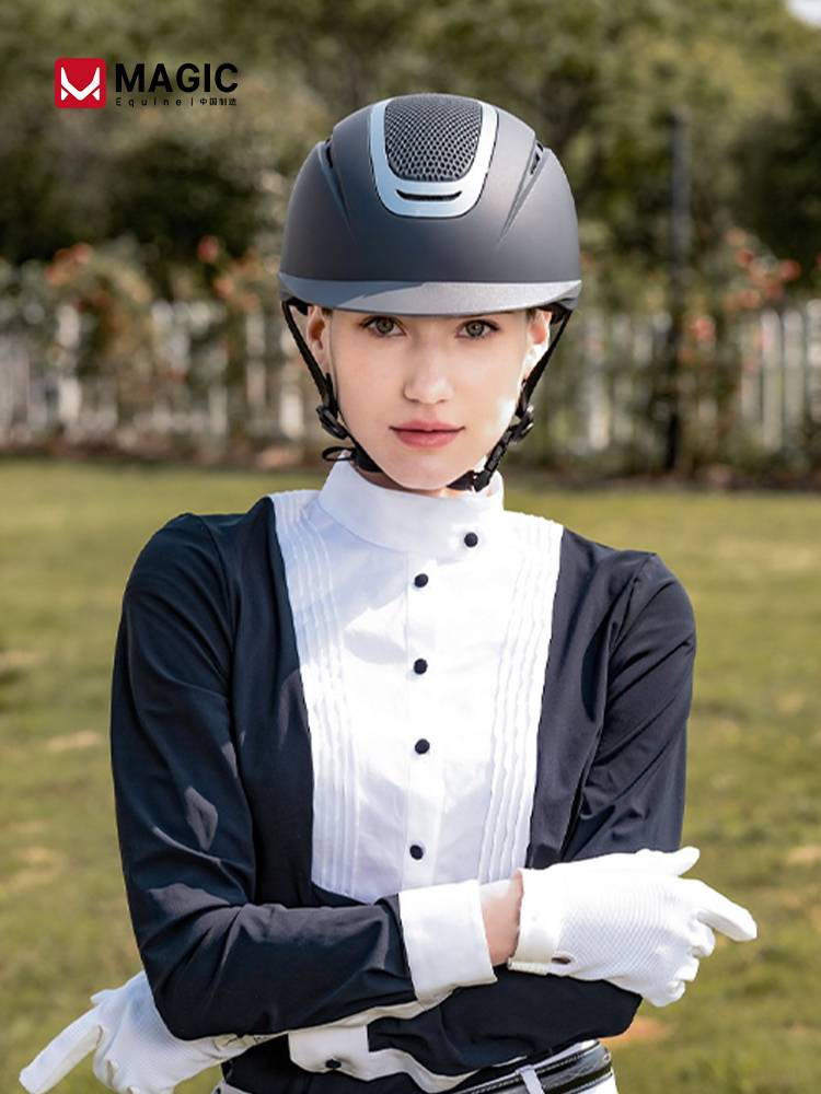 ME's new professional equestrian helmet anti -impact upgraded air -breathability equestrian hat